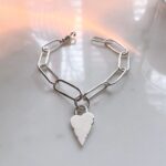 Glass Heart Bracelet