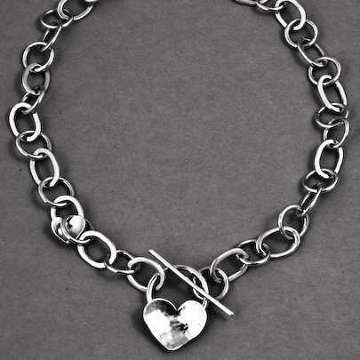 Solo Heart TBar Necklace