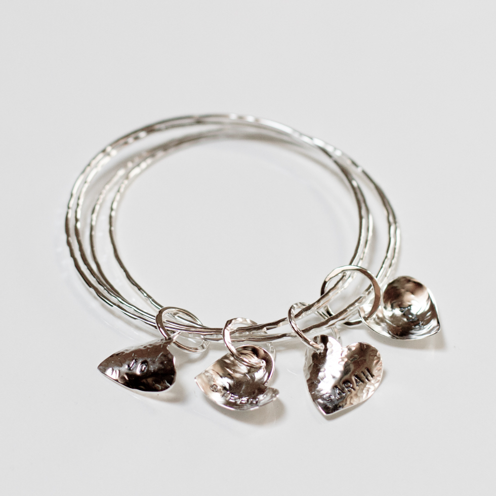 Charms Of The Heart Bangle