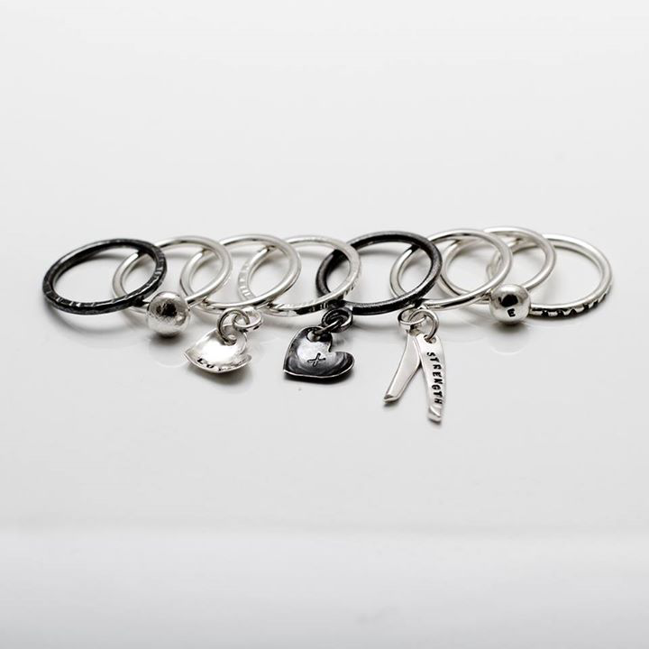 Cloversoul Stack rings