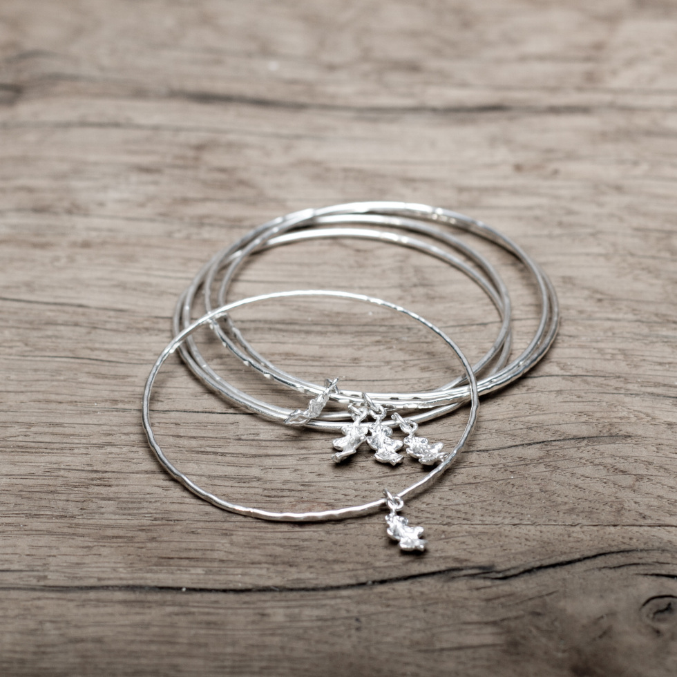 Catching the Oak Leaf Stacking Bangles
