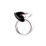 Soul in Link oxidised cocktail ring