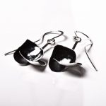 Soul in Link Oxidised Long Earrings