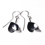 Soul in Link Oxidised Long Earrings