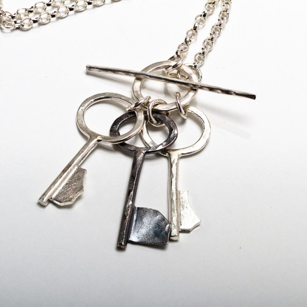 Keepers One Black Key Necklace