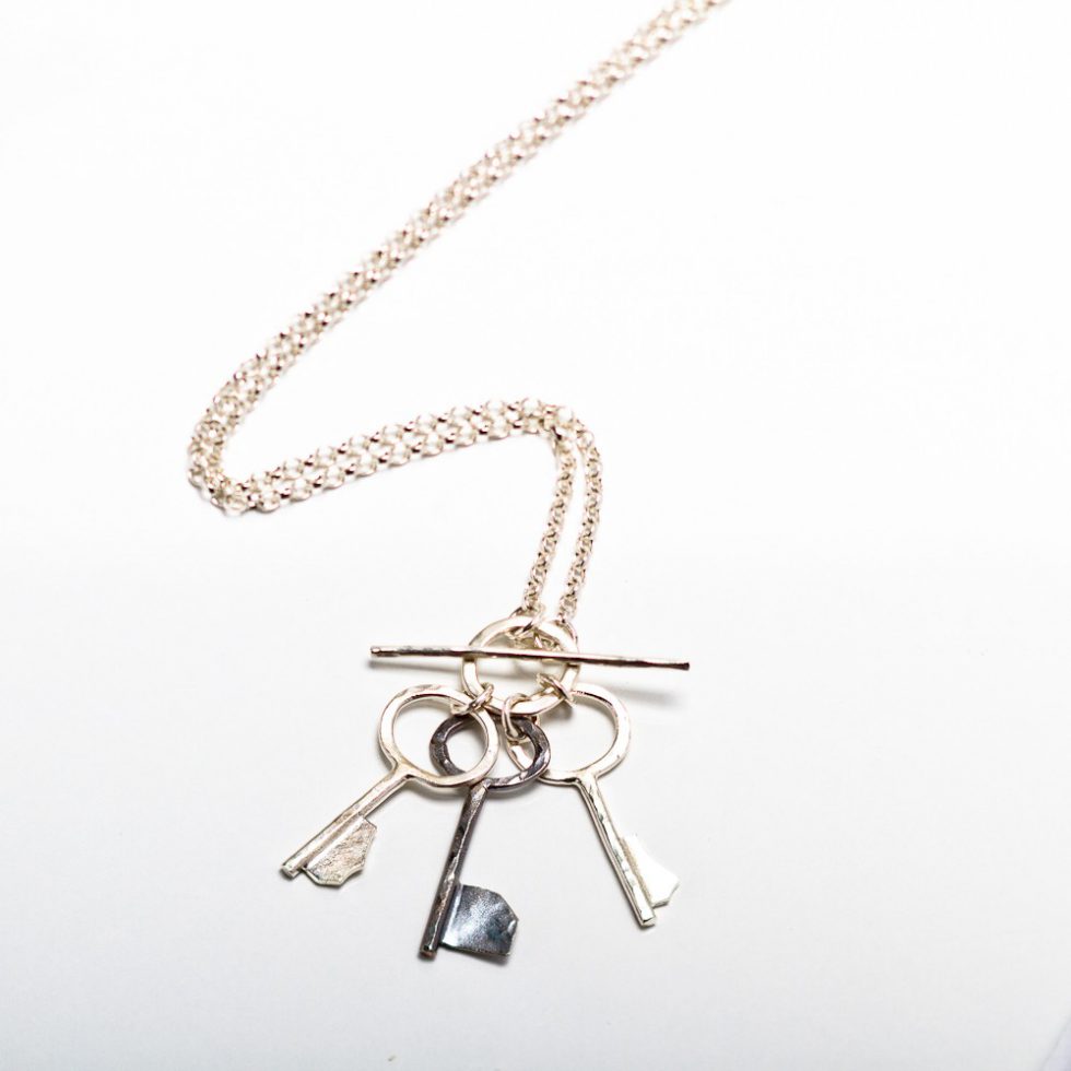 Keepers One Black Key Necklace