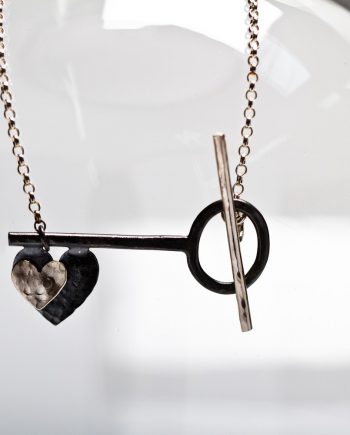 Keepers Black Key Necklace