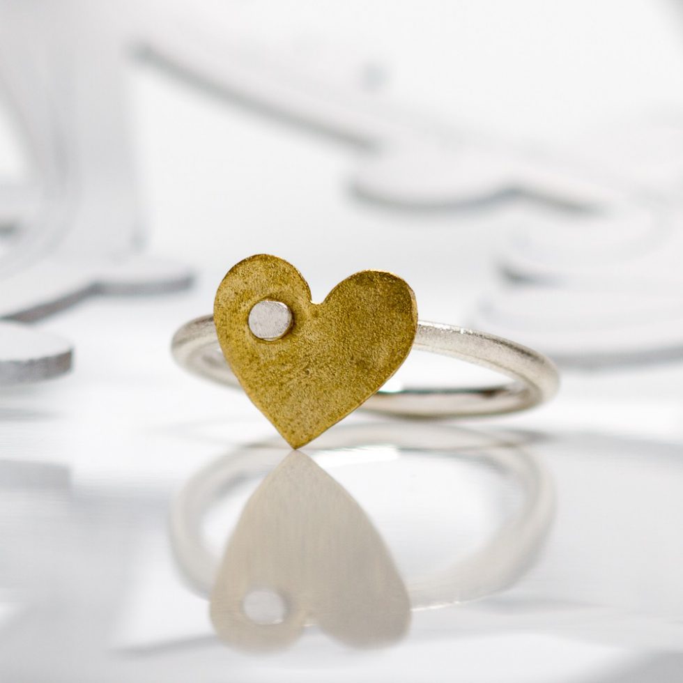 Keepers Small Gold Heart Ring