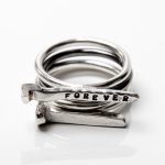 Love nail and I Stack Ring