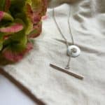 Sunlight and Shadows T-bar Necklace