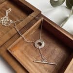 Sunlight and Shadows T-bar Necklace