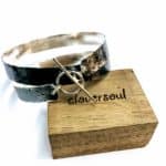 Beaten Wrap Cuff Bangle